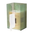 thumbnail image 5 of Yesbay Wall Mounted Tissue Box Holder Transparent Design Simple Installation Bathroom Tissue Paper Box, 5 of 7