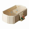 thumbnail image 2 of BallsFHK Children's Foldable Bathtub, Portable Shower Tray Large Bathtub, 2 of 5