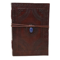 Jaald 25 cm Lapiz Stone Brown Leather Journal Blank notebook Book of Shadows Sketchbook Diary
