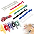 thumbnail image 4 of ¡Oferta! Cinta adhesiva, 50 unidades, cinta autoadhesiva tipo T para gestión de cables de datos, bridas y papelería., 4 of 8