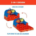 thumbnail image 3 of Cars Cozee Buddy Flip-Out Chair by Delta Children, Blue, 3 of 9