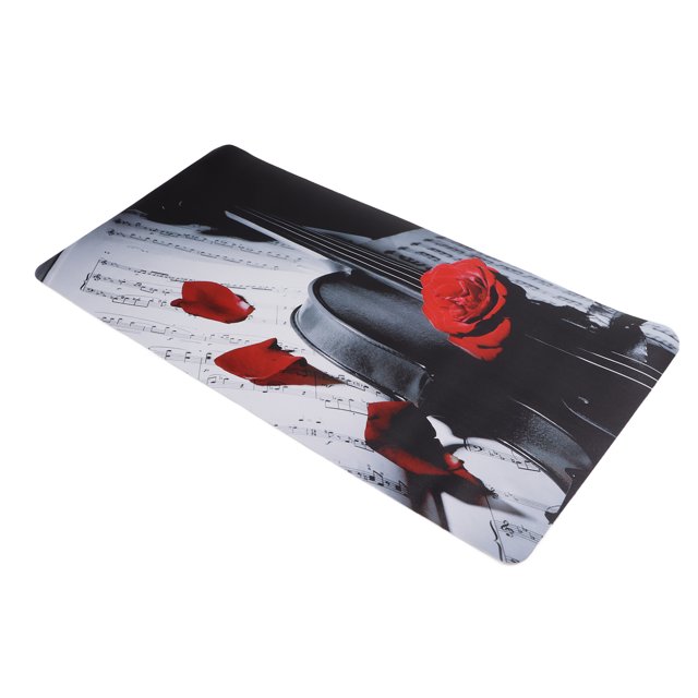 Alfombrilla de Ratón de Piel Sintética Protector de Almohadilla de Escritorio de Piel Sintética Diseño de Flores Fácil de Limpiar Protección Gruesa Resistente Al ANGGREK Otros