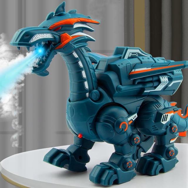 Electronic Walking Dinosaur Roar Colorful Light Electric Toys Control Remoto Modelo de Dinosaurio para Niños de 3 a 8 años de Edad, Niña Niño , Edad Hugo Dinosaurio caminando