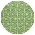 thumbnail image 2 of Addison Rugs Chantille Indoor/Outdoor Transitional Geometric Green Washable Round Rug, 8' x 8', 2 of 6