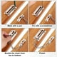 thumbnail image 4 of Uxcell 2-Pack Cerradura de Cadena de Puerta, Guardián de Seguridad de Cadena de Puerta Premium de Acero Inoxidable para Puerta Interior [Plateado], 4 of 7