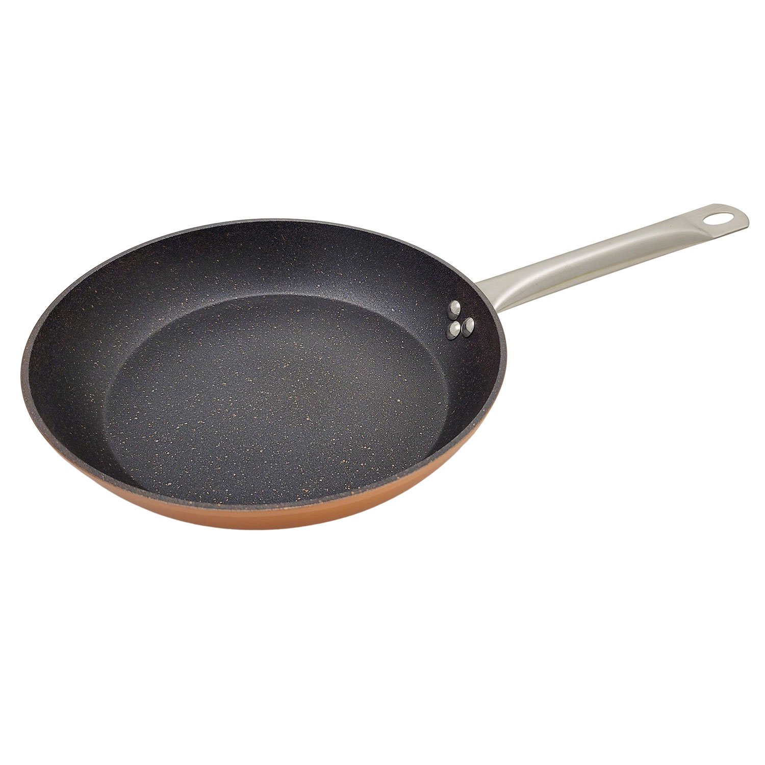 Copper Ceramic Nonstick Frying Pan Skillet with Stainless Steel Handle