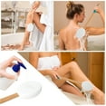 thumbnail image 6 of TSV Lotion Applicator with 3 Soft Pads, 18" Long Handle Bath Brush for Body Washing, Blue, 6 of 6