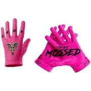 G.O.A.T. You Got Mossed - Ultra Grip Football Gloves - Superior Grip, Breathable Design, Perfect Fit for All Weather Conditions