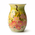 thumbnail image 4 of EFISPSS 8 Inch Pink Blossom Branch Ceramic Flower Vase, Vintage Hand Painted Vase for Kitchen Shelf, Living Room Decor, 4 of 7