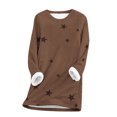 thumbnail image 4 of Bovemsi Womens Sweatshirts Women's Casual Cute Printed Long Sleeve Top Fall Fashion Outfits 2025 Clothes, 4 of 5