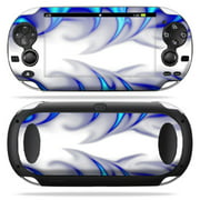 Protective Vinyl Skin Decal cover for Sony PS Vita Playstation Blue Fire