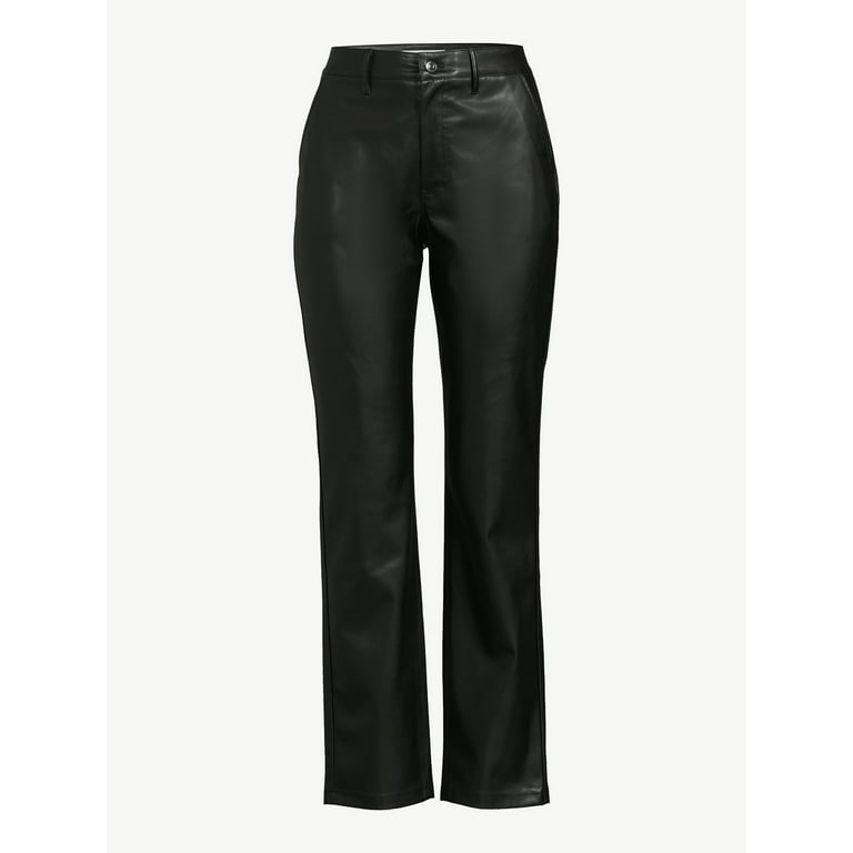 Eco Leather Women Black Pants/casual Black Pants/comfortable Trousers/harem  Pants/everyday Pants/extravagant Slim Fit Trousers/zipper Pants -   Israel