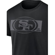NFL San Francisco 49Ers Men's Cotton Black Short Sleeve T-Shirt