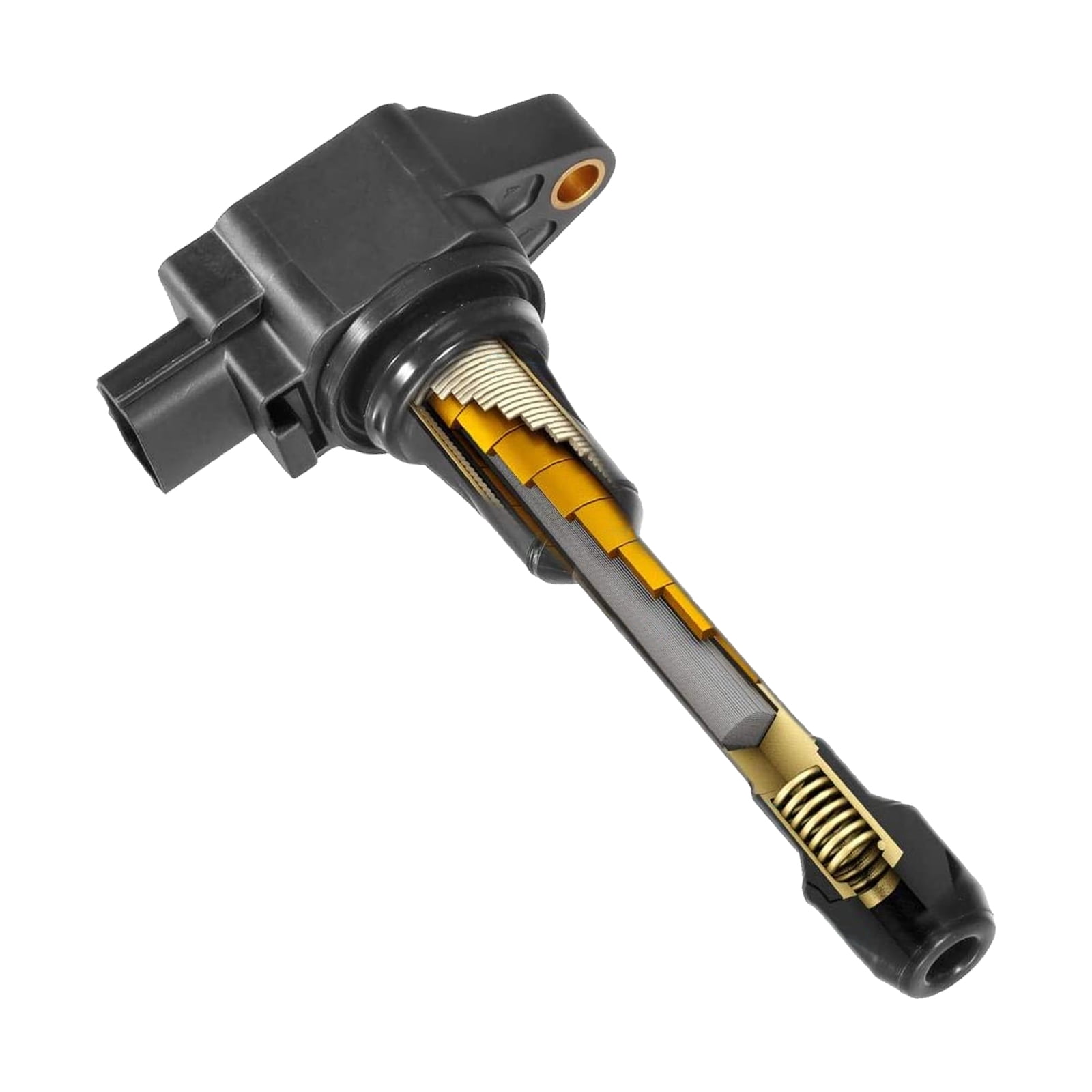 POLARPRA Ignition Coil Pack UF549 with Spark Plug 4PCS for Nissan Altima, Versa, Sentra, Rogue, Cube - 2.5L, 2.0L