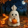 thumbnail image 3 of Halloween Ghost Pumpkin Tissue Holder Tissue Box, Halloweens Decor for Bathroom, Kitchen, Office, Bedroom, Cute Pumpkin Decorations for Party Home Decors, 3 of 7