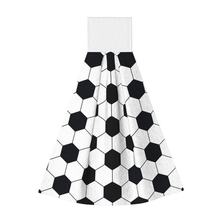 

Coaee Soccer Ball for Fast Absorbent Hanging Towels with Velcro for Kitchen Bathroom Laundryroom