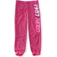 thumbnail image 1 of Aeropostale - Pantalones de chándal hasta los tobillos para mujer, rosa, XX-Small, 1 of 1