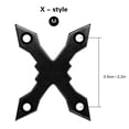 thumbnail image 4 of 2 Pcs Joint de Protection pour Planche à Roulettes en Alliage d'Aluminium, Joints Longboard en Forme de X pour Couler, Accessoires de Planche à Roulettes, 4 of 4