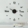 thumbnail image 1 of Xihbxyly Reloj de Pared Diy, Adhesivo de Espejo 3D, Diseño Dorado, Decoración Moderna para El Hogar y La Oficina, Fácil Instalación, Silencioso, Aplicación En Pared Lisa, Tamaño 40 Cm, 1 of 4