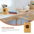 thumbnail image 3 of Miangastore Desktop Pen Holder Decorative Bamboo Pen Holder Multi-function Pen Organizer Office Supply, 3 of 9