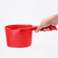 thumbnail image 5 of Raindrops 3pcs Ceramic Tools Ceramic Slurry Ladle Thickened Plastic Handle for Water Scoop (Red), 5 of 8
