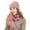 Pink, variant on UJNDER Winter Adult Women's Hat Gloves and Scarf Set Three Piece Knit Brushed Outdoor Warm Accessories Pink