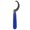 APU13, variant on Hook Spanner Wrench 45-52 Nut Shock Wrench Steel Chuck Nut with Blue Non-slip Handle for Lathe Clamping