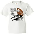 thumbnail image 3 of Inktastic Little Brother and Biggest Fan- Football Player Youth T-Shirt, 3 of 5