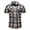 Blue, variant on Honeeladyy Plaid Shirt for Men Short Sleeve Button Down Tops Casual Slim Fit Checked Design T-Shirts Summer Pocket Blouses Tees Sports Fan T-Shirts Sports Fan Shirts Sports Fan Tank for Men Red