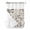 Grey, linen, variant on No Hook Sage Green Botanical Shower Curtain with Snap in Liner Set, Rustic Country Spring Floral Summer Leaf Waterproof Bathroom Curtains with See Through Top Window, Hotel Style Modern 66 x 72 Inch