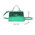 thumbnail image 2 of Bolso de mano para mujer, Bolso de mano de piel sintética, elegante Bolso bandolera (verde), 2 of 5