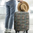 thumbnail image 2 of Multicolor Bigfoot and Text Pattern Luggage Cover Fashion Suitcase Cover Baggage Covers Fit 25-28 Inch Luggage (Go Travel), 2 of 5