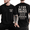 Black, variant on Men's Strength Over Worry Christian Graphic T-Shirt, Inspirational Bible Verse Faith-Based Casual Short Sleeve Tee, Religious Motivational Shirt