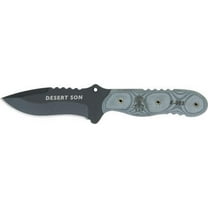 Tops TPDSON01 Knives Fixed Blade Knife Carbon Steel Micarta Handle Desert Son