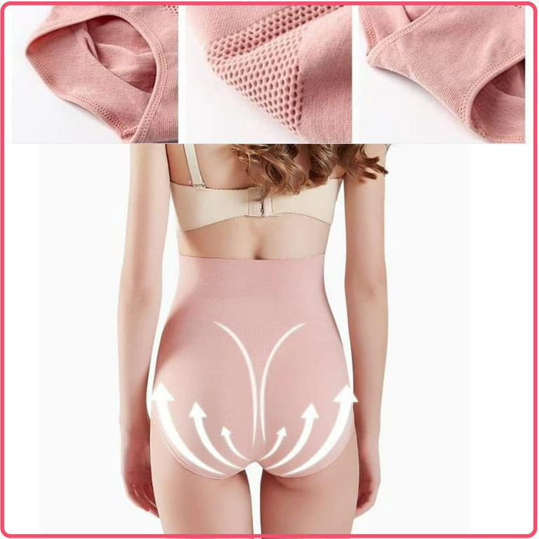 Women High Waisted Underwear Tummy Control Panties Graphene