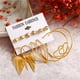 thumbnail image 4 of Pendientes para mujer, regalos para mujer, 6 piezas de pendientes estilo punk, pendientes de aleación, joyería adecuada para mujeres y hombres, regalos, pendientes punk., 4 of 5