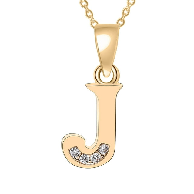 Xihbxyly Collar con Colgante de Cadena con 26 Letras y Nombre En Inglés para Mujer