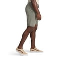thumbnail image 2 of Wrangler Authentics Men's Performance Comfort Flex Flat Front Short, Army Green, 30, 2 of 5