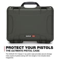 thumbnail image 2 of Nanuk 910 Waterproof Professional Classic Pistol/Gun Case, Military Approved with Custom Insert for 2UP - Olive, 2 of 8