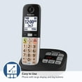 thumbnail image 3 of Panasonic Cordless Phone, Easy to Use with Large Display & Big Buttons, Flashing Favorites Key, Flashlight, Call Block, Volume Bo, 3 of 6