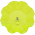 thumbnail image 4 of Birds Choice 13" Color Pop Collection Acrylic Bird Feeder Scalloped Weather guard, Fluorescent Green, 4 of 4