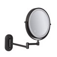 thumbnail image 3 of Espejo de pared LED BRI recargable por USB 1x/7x blanco, 3 of 3