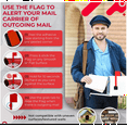 thumbnail image 3 of Mailbox Flag Replacement Kit, Red Plastic Flag, Required, 3 of 5