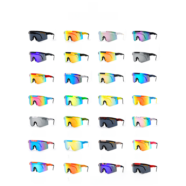 Gafas de montar coloridas gafas de sol polarizadas gafas deportivas al aire libre para hombres gafas a prueba de viento