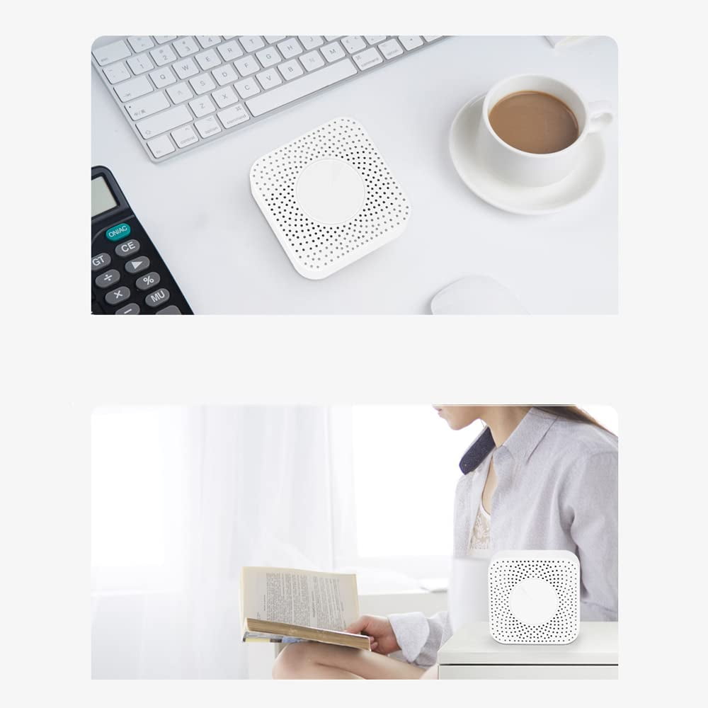 Air Quality Monitor 6-in-1 WiFi Intelligent Air Housekeeper Temperature/Humidity Detector Compatible Home for Home Office