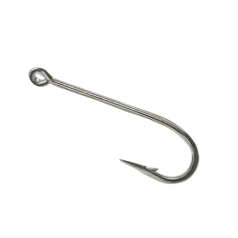 Mustad O'Shaugnessy Hook - 3/0 (Stainless Steel) 
