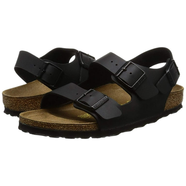 Birkenstock Milano Sandals Birko-Flor regular - Black - Birko-Flor