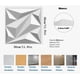 thumbnail image 2 of Panel Decorativo Pared 3d Pvc Resistente Al Fuego 30cmx30cm Modelo Blanco, 2 of 4