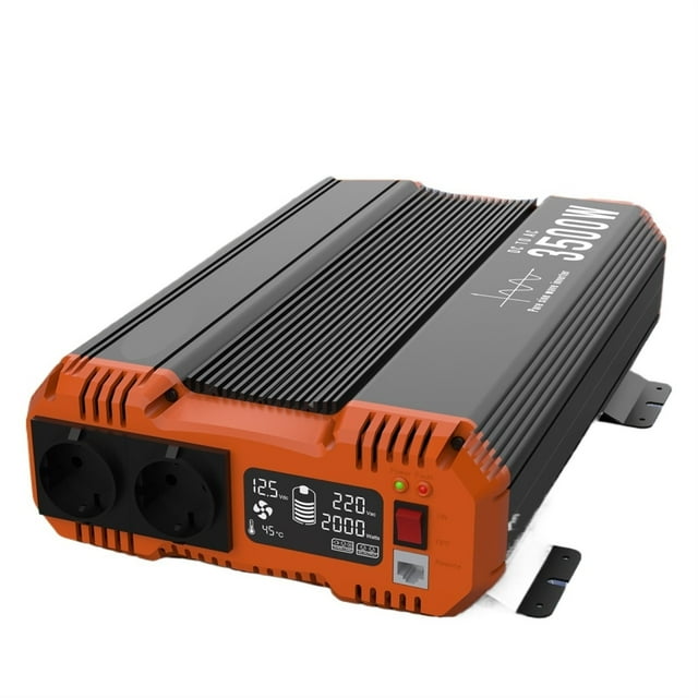 Onduleur à Onde Sinusoïdale Pure, Onduleur 7000 W CC vers CA 50 Hz, Puissance Continue 3500 W, Convient à la Maison et aux VR, Conception de Sécurité