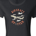 thumbnail image 4 of Inktastic Aircraft Spotter Plane Lover Women's T-Shirt, 4 of 5